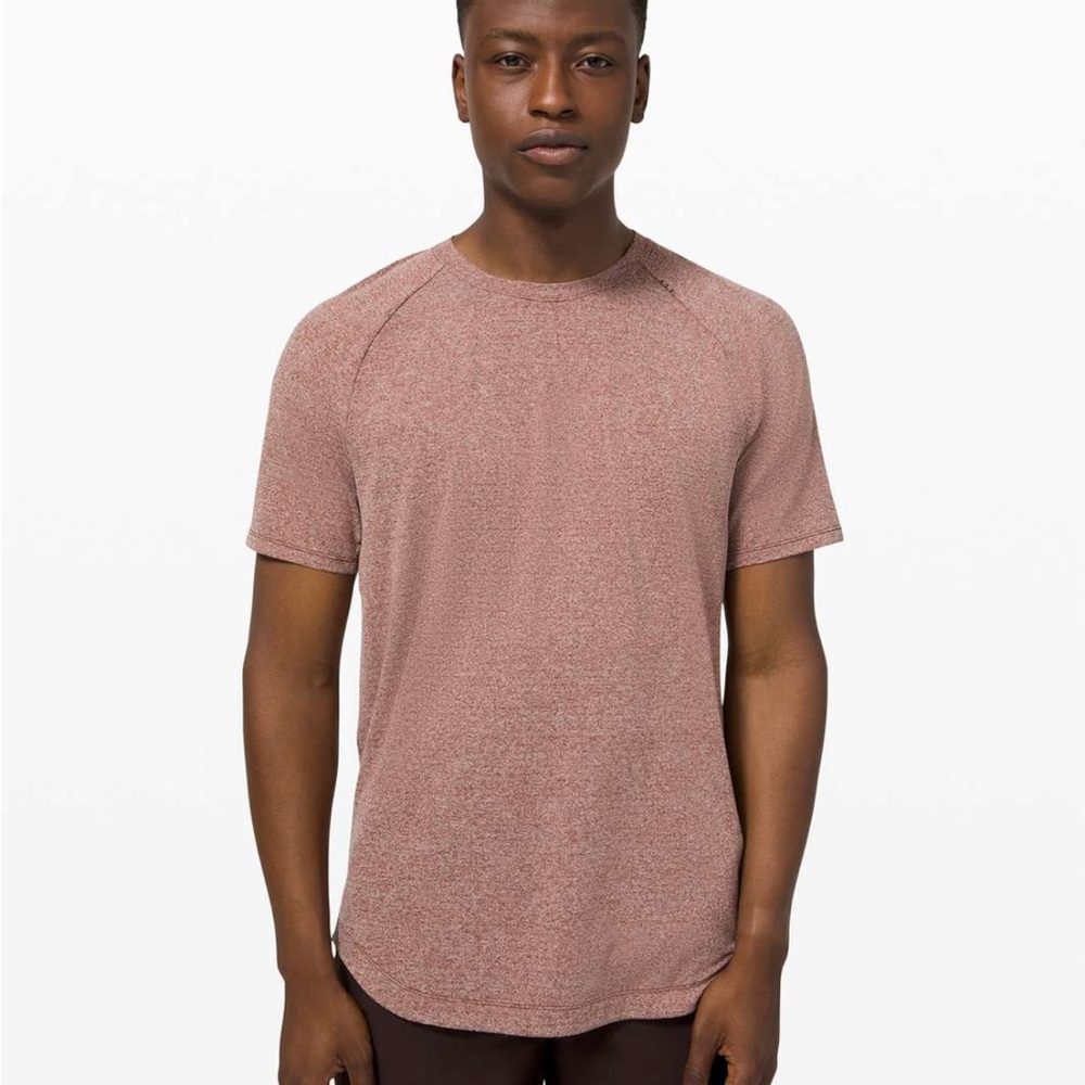 Lululemon drysense short sleeve in Heathered red